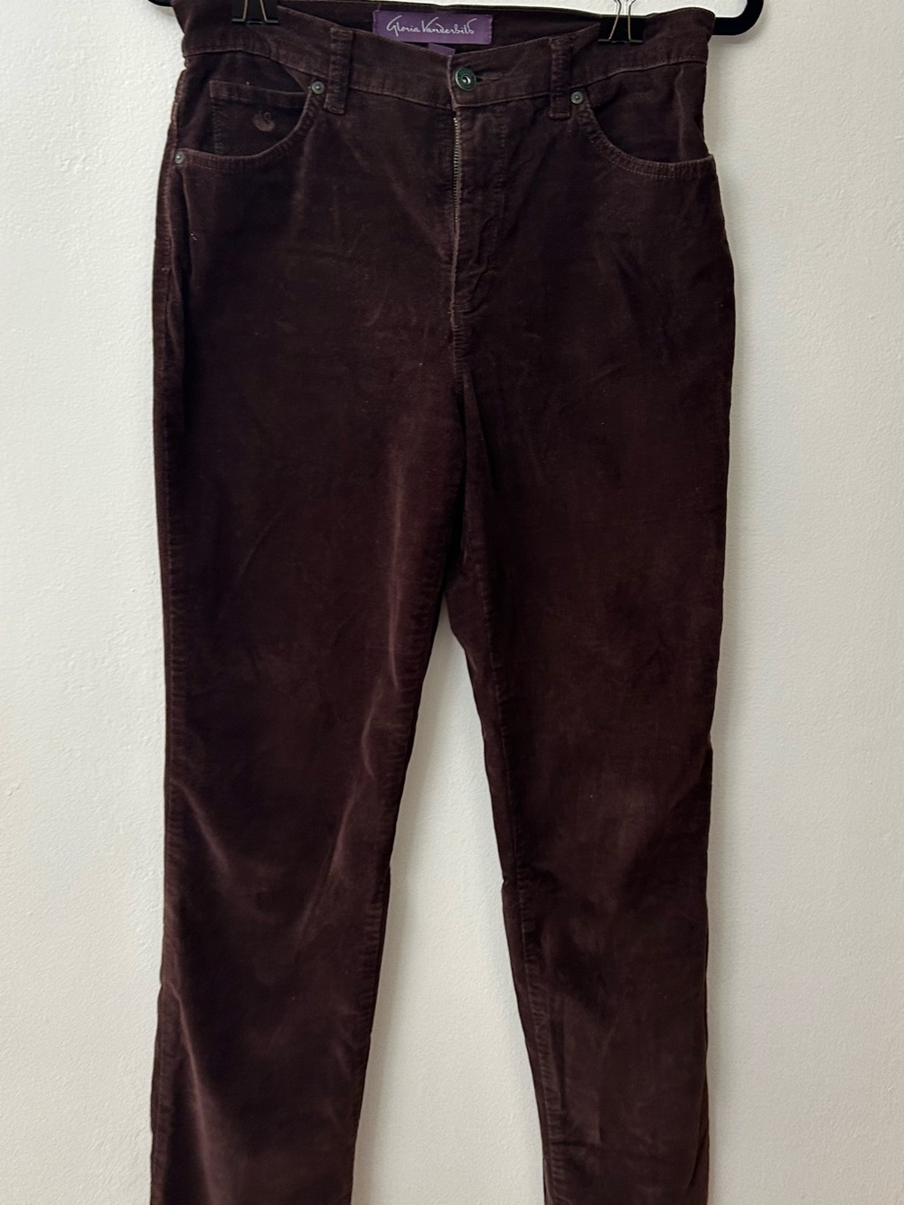 Gloria Vanderbilt women’s Brown Corduroy Pants